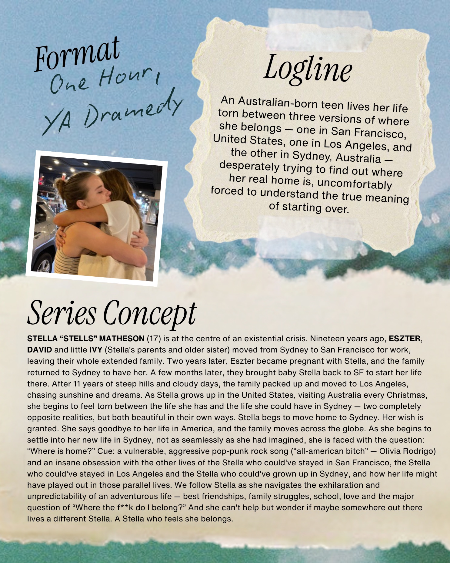 Page 3 of Stella&rsquo;s autobiography pitch deck, Are We There Yet?
