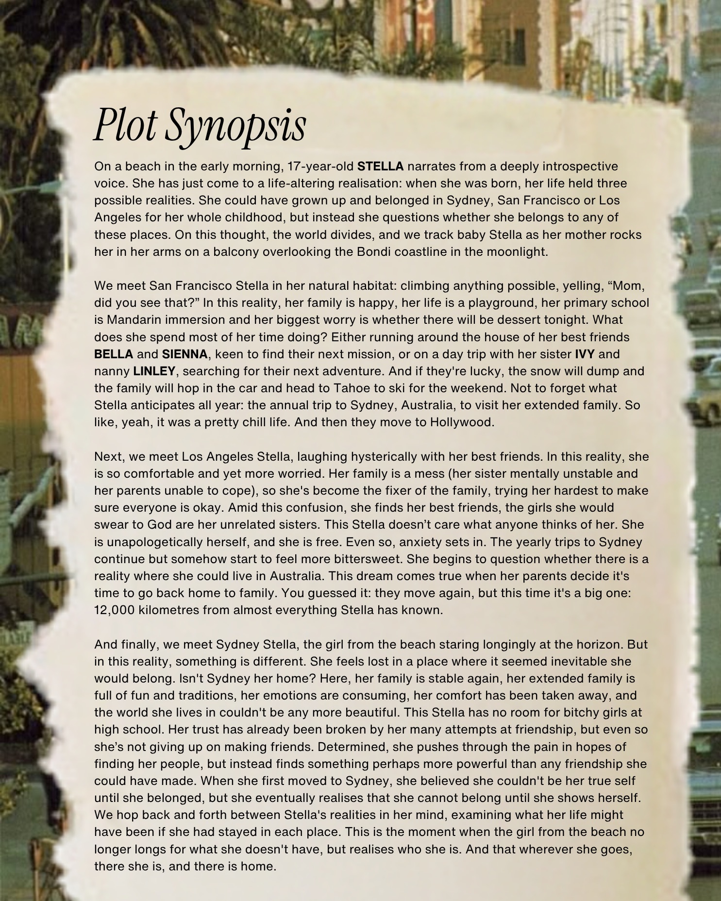 Page 6 of Stella&rsquo;s autobiography pitch deck, Are We There Yet?