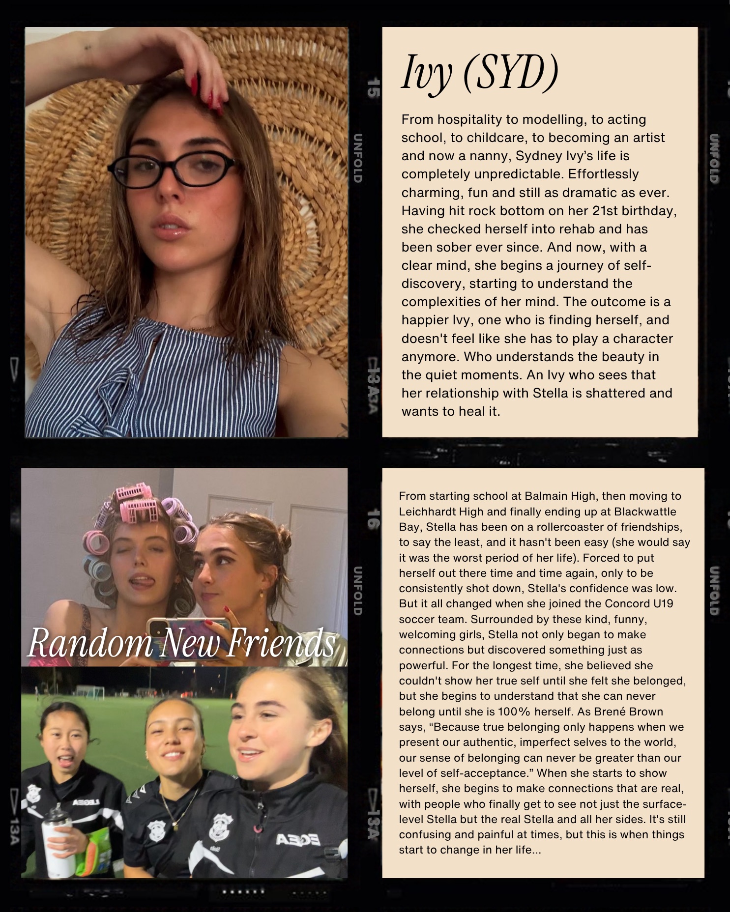 Page 19 of Stella&rsquo;s autobiography pitch deck, Are We There Yet?