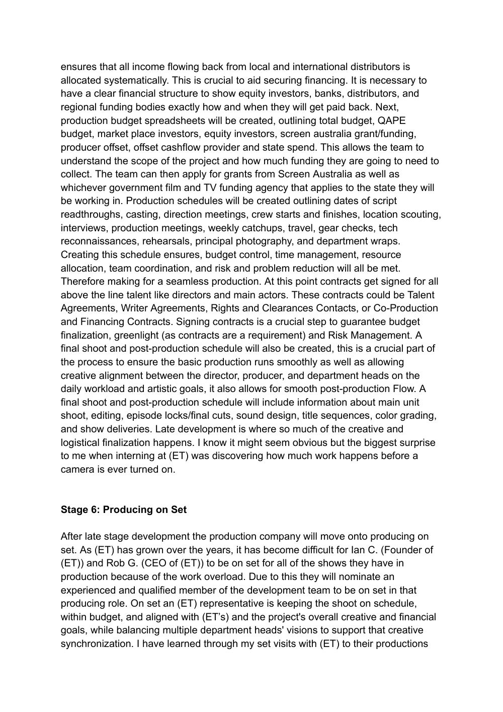 Easy Tiger case study, page 6 of 10