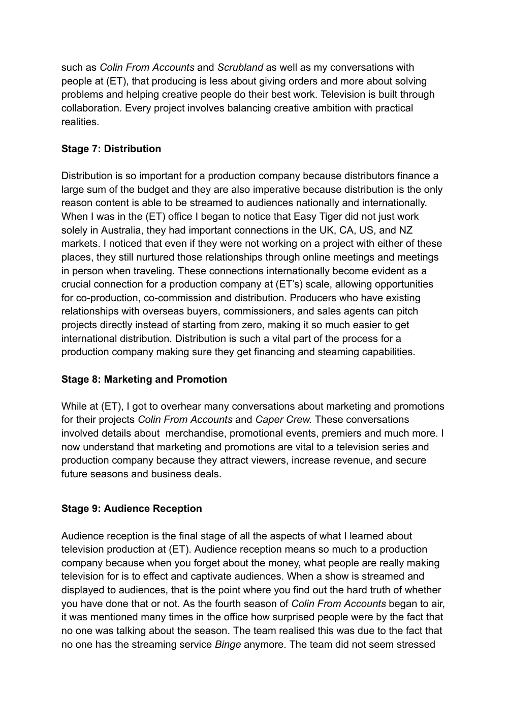 Easy Tiger case study, page 7 of 10